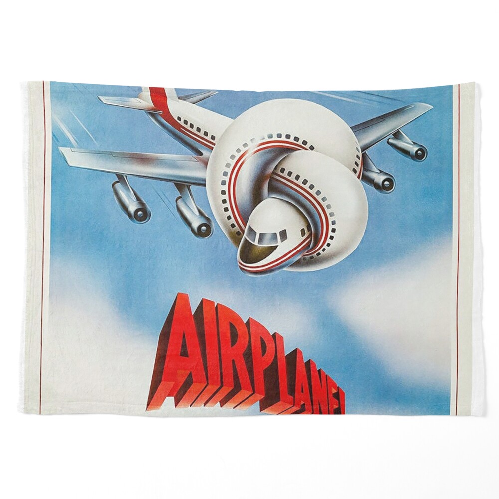 Airplane! Movie Throw Pillow by JackCarter2501