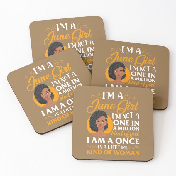 Item preview, Afro 	 I'm A June 	 Melanin African American Birthday 	 	 designed and sold by jigzvvid36.