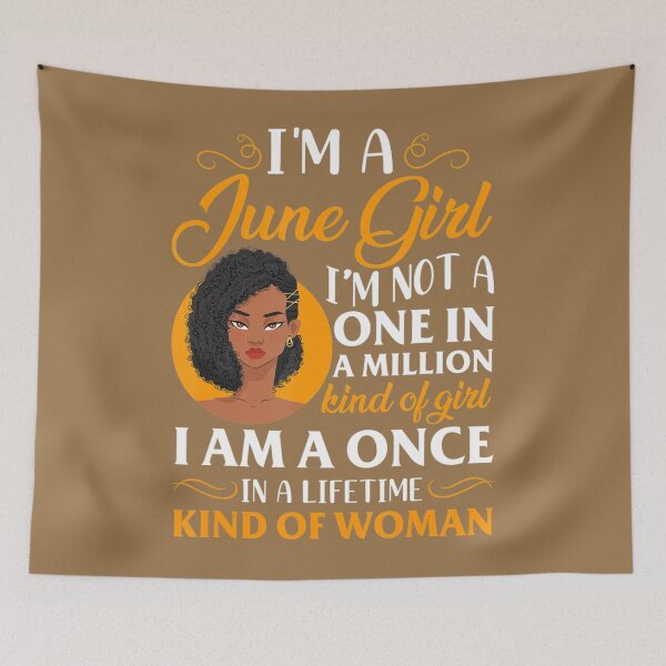 Item preview, Afro 	 I'm A June 	 Melanin African American Birthday 	 	 designed and sold by jigzvvid36.