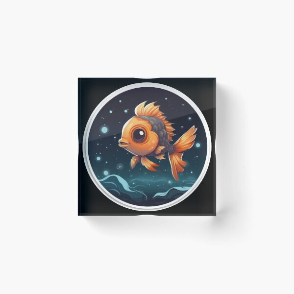 Item preview, Kawaii Cute Fish Good Night designed and sold by duke818.