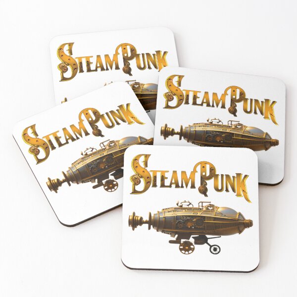 Item preview, Trail of the Stars Flying Mechanical Ship Style Steampunk Rétrofuturiste designed and sold by mediyenart.
