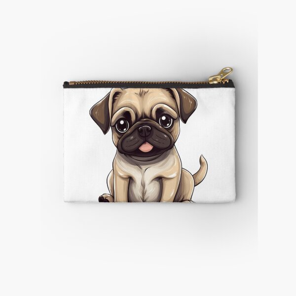 Item preview, Cute Cartoon Pug Puppy Dog designed and sold by EpicFoxArt.