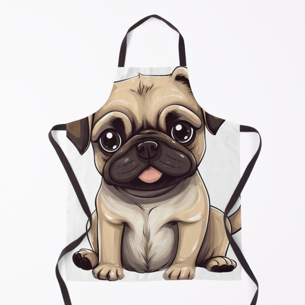 Item preview, Cute Cartoon Pug Puppy Dog designed and sold by EpicFoxArt.