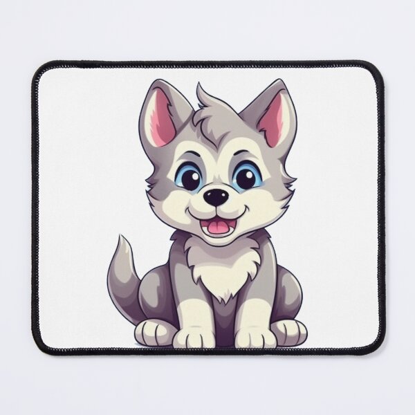 Item preview, Cute Cartoon Husky Puppy Dog designed and sold by EpicFoxArt.