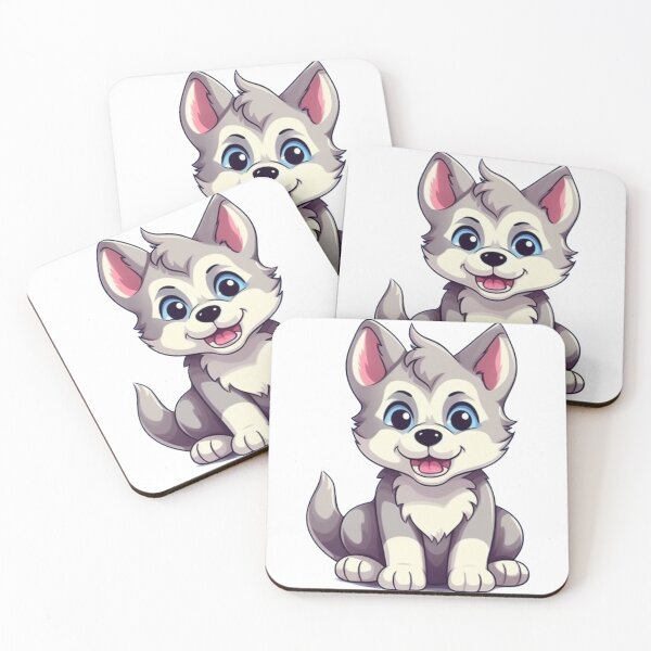 Item preview, Cute Cartoon Husky Puppy Dog designed and sold by EpicFoxArt.