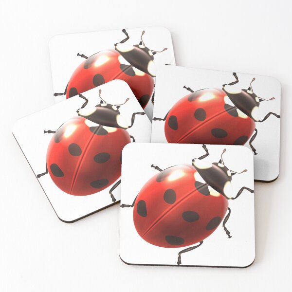 Item preview, orange beetle with black dots and two antennae designed and sold by JavierCor28.
