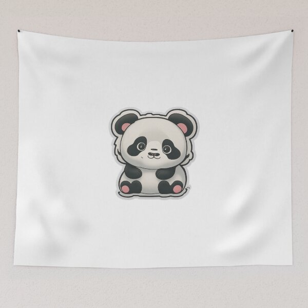 Item preview, Smiling Panda Cub Illustration designed and sold by mdhanim.