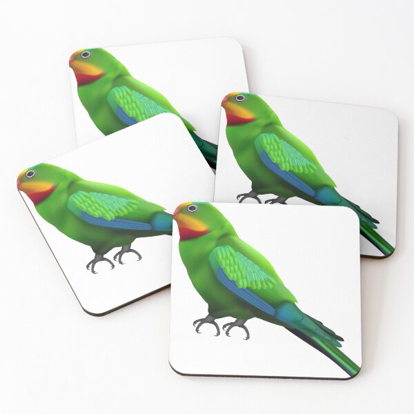 Item preview, Blue parrot with black legs turns head to pose designed and sold by JavierCor28.