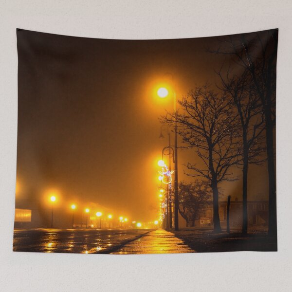 Item preview, Rainy Evening on Streets of Tracadie, New Brunswick Canada designed and sold by Family Journey with God.