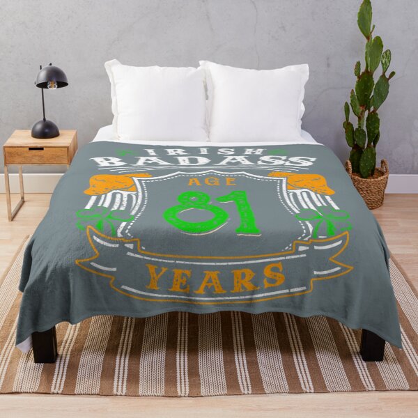 Item preview, 81 Years Old Irish Birthday 	 Ireland Flag Patrick's Day 		 designed and sold by thkeawgu56.
