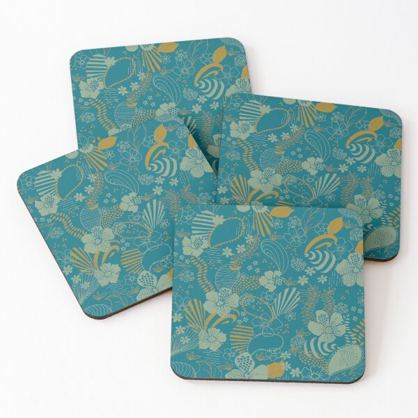 Item preview, Copy of Teardrops, Hearts and Flowers (Colourway variation) designed and sold by Jaana Day.