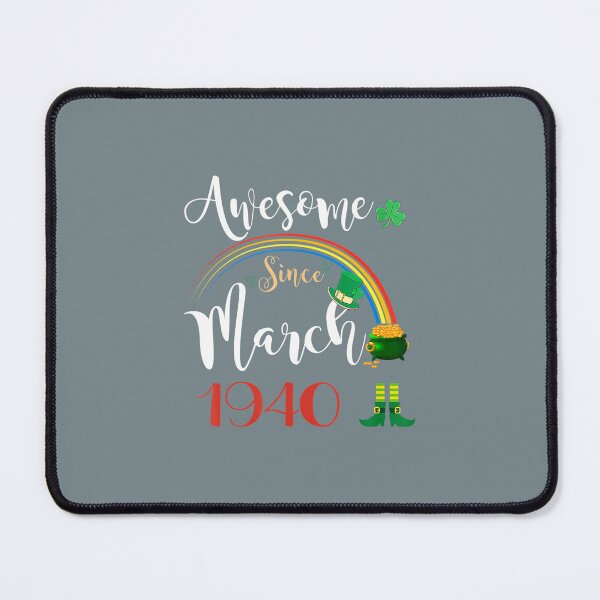 Item preview, 82 Years Old Awesome Since March 1940 82th Birthday designed and sold by thkeawgu56.