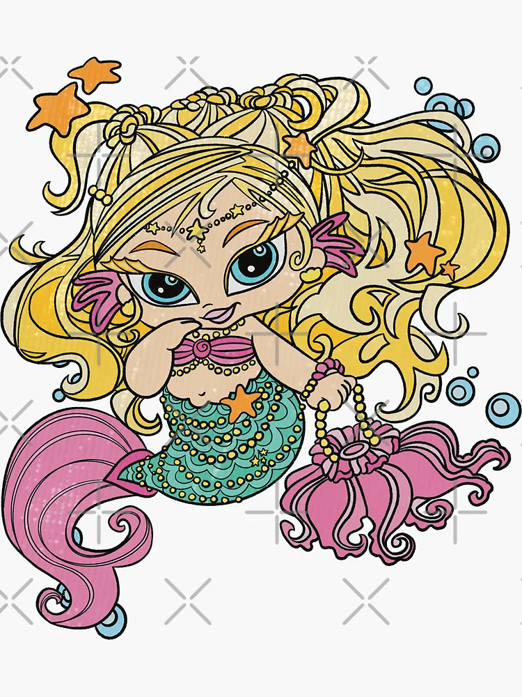It's mermay!🧜🏿‍♀️ So I drew Felicia as a Bratz Babyz Mermaid