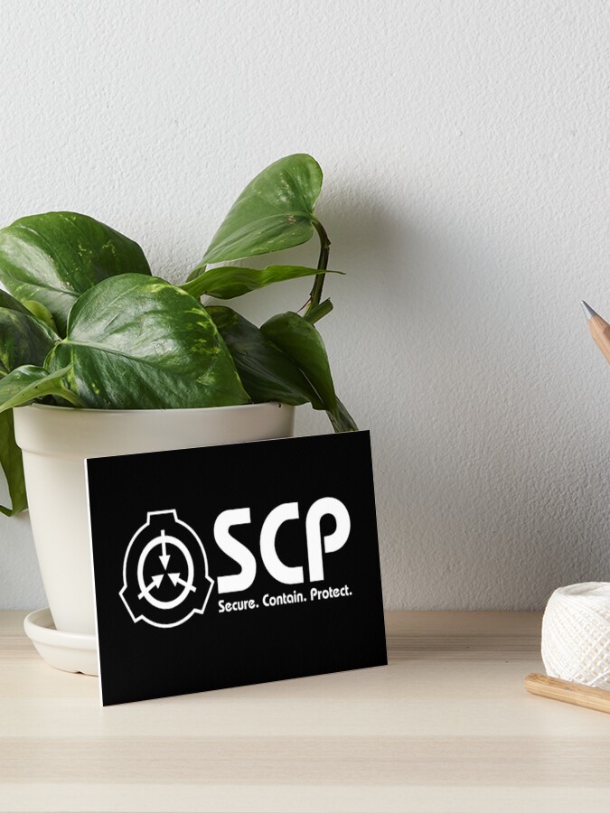 SCP logo Poster for Sale by AlmaFa123