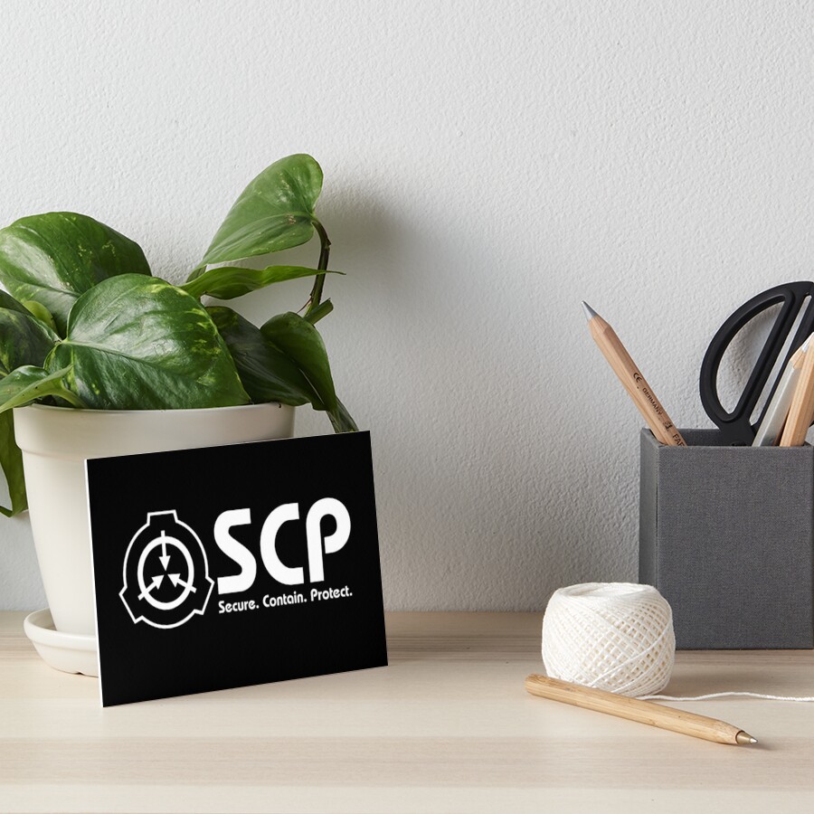 SCP foundation logo Art Print for Sale by AlmaFa123