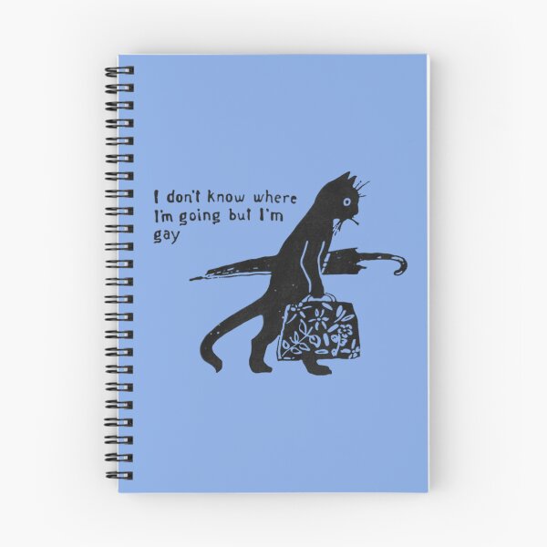 Item preview, I don't know where I'm going but I'm gay designed and sold by keptinqueer.