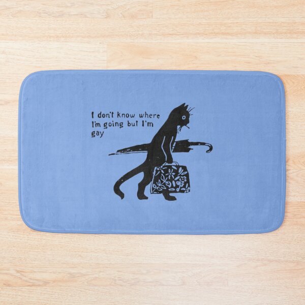 Item preview, I don't know where I'm going but I'm gay designed and sold by keptinqueer.