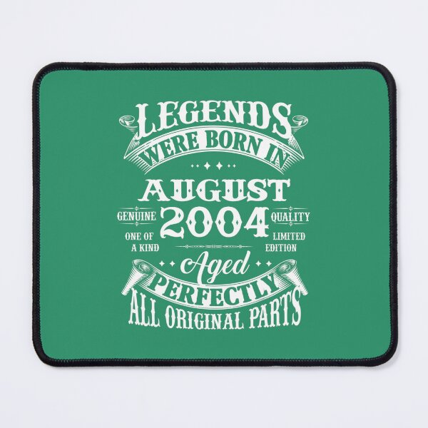 Item preview, 18th Birthday Legends Born In August 2004 18 Years Old designed and sold by nbedlwaa91.
