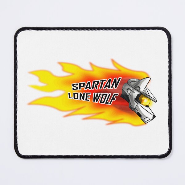 Item preview, Spartan Lone Wolf red flame designed and sold by Triplesixuwu.