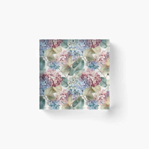 Item preview, Hydrangea (Hortensia) Floral Patterns 07 designed and sold by PixelPastry.