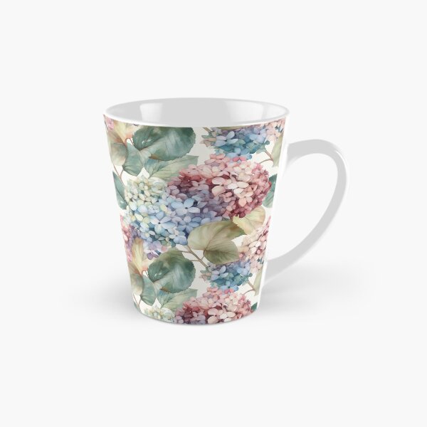 Item preview, Hydrangea (Hortensia) Floral Patterns 07 designed and sold by PixelPastry.