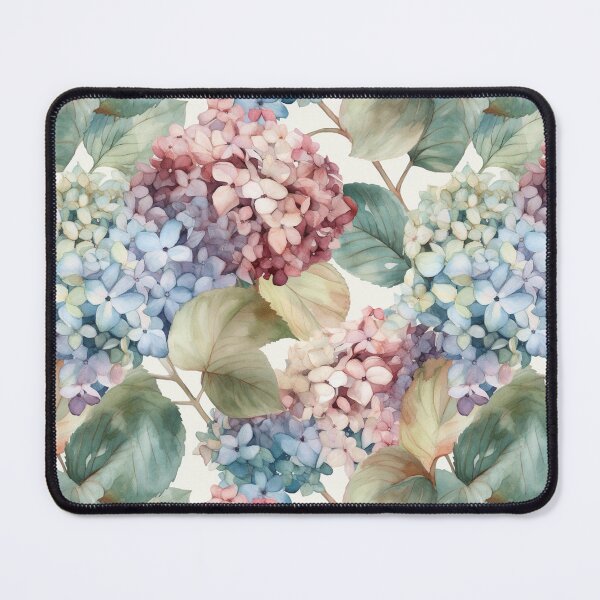 Item preview, Hydrangea (Hortensia) Floral Patterns 07 designed and sold by PixelPastry.