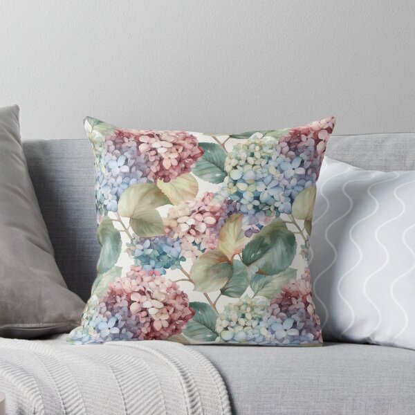 Item preview, Hydrangea (Hortensia) Floral Patterns 07 designed and sold by PixelPastry.