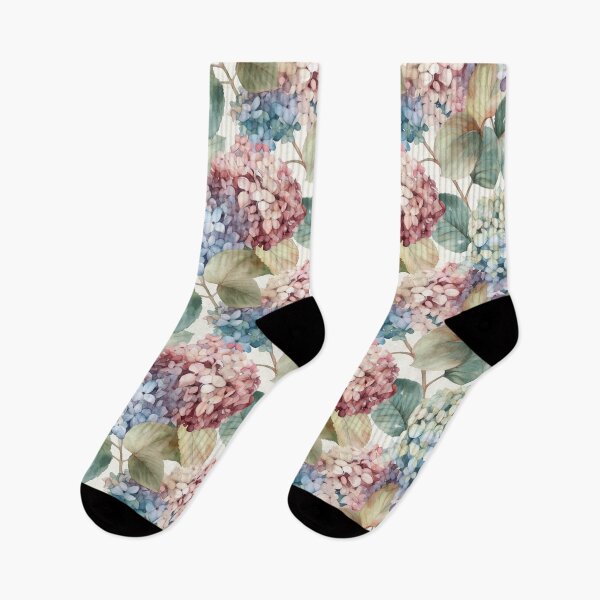 Item preview, Hydrangea (Hortensia) Floral Patterns 07 designed and sold by PixelPastry.