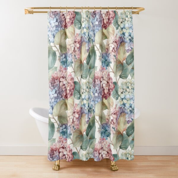 Item preview, Hydrangea (Hortensia) Floral Patterns 07 designed and sold by PixelPastry.