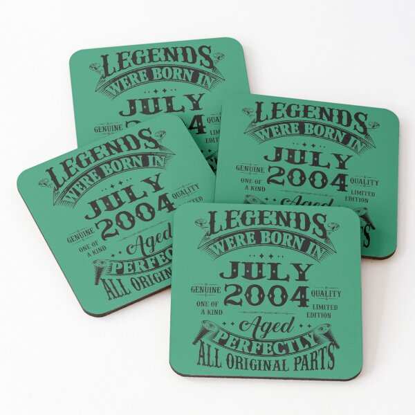 Item preview, 18Th Birthday 	 Legends Born In July 2004 18 Years Old  	 designed and sold by nbedlwaa91.