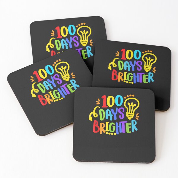 Item preview, Happy 100Th Day Of School 100 Days Brighter Girls Teacher  designed and sold by ThomasHensle.