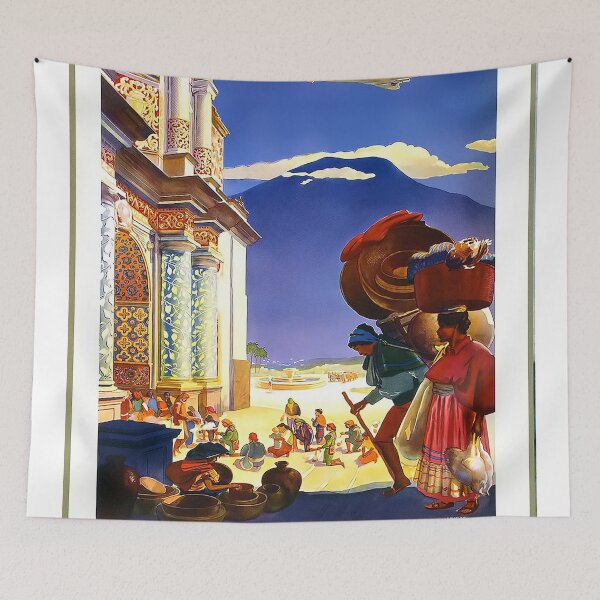 Item preview, Guatemala Vintage Travel Poster designed and sold by briggsapolo.