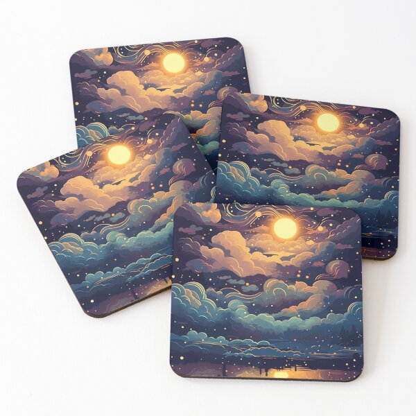 Item preview, Stellar Moonlit Skies: Cloudscapes of Wonder designed and sold by aesthetikayl.