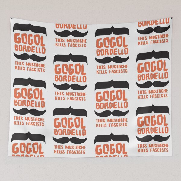 Item preview, gogol bordello this mustache kills fascists   designed and sold by menkese.