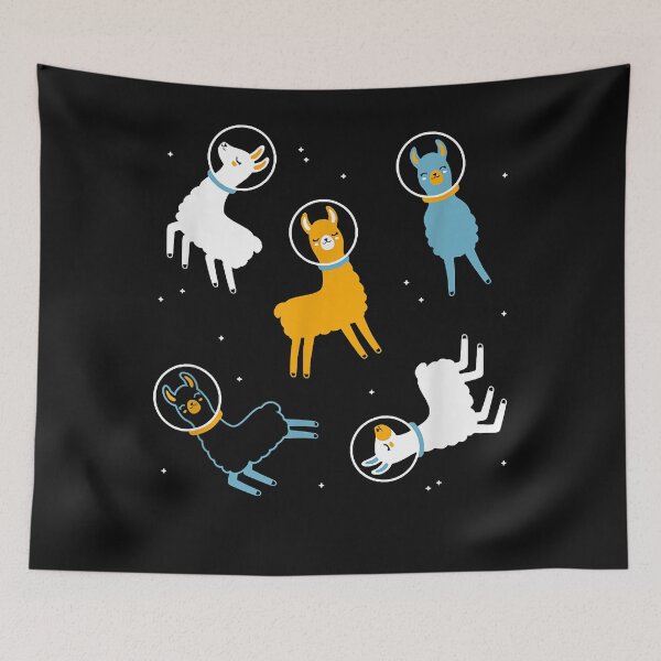 Item preview, Llamas In Space Cute Llama Astronauts Animals Lovers Gifts   designed and sold by BarrettSledge.