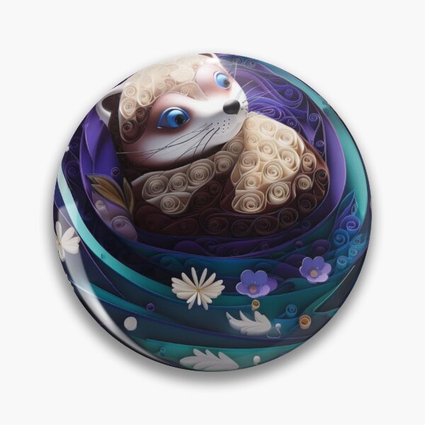 Item preview, Illustration of a cute cartoon panda in a nest of flowers designed and sold by aiphotosart.