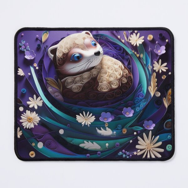 Item preview, Illustration of a cute cartoon panda in a nest of flowers designed and sold by aiphotosart.