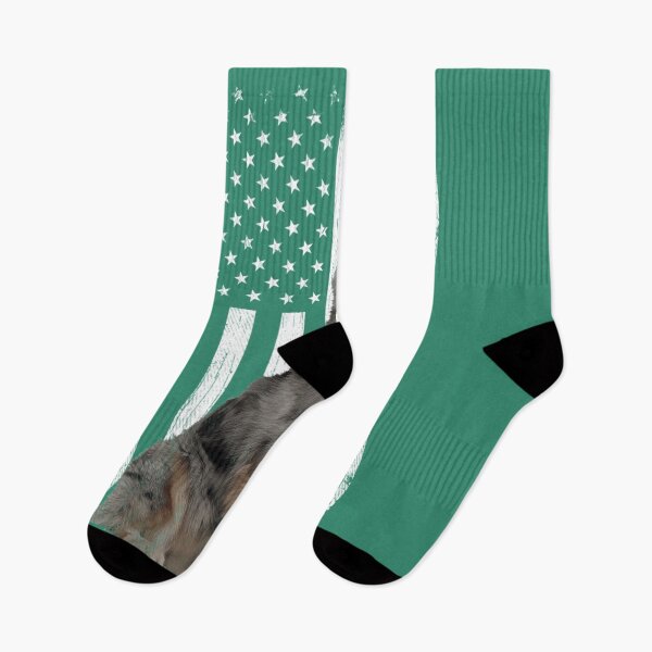 Item preview, Aussie American Flag Patriotic Aussie Dog 4th Of July 	 		 designed and sold by lkguosfn12.