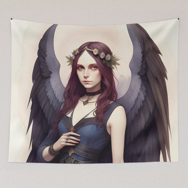 Item preview, Solemn Dark Angel of the Occult designed and sold by Erika V..