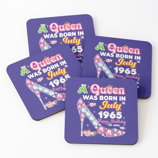 Item preview, A Queen Was Born In July 1965 Happy 57Th Birthday To Me 57  	 designed and sold by arttfmeckgh22.