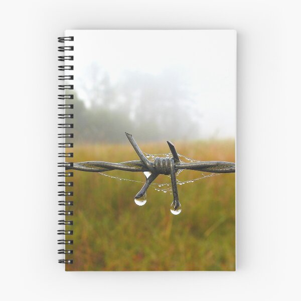 Item preview, The Wire Fence and its Droplets designed and sold by AussieAl.