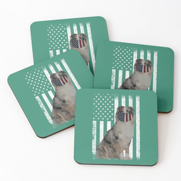Item preview, Aussie American Flag Patriotic Aussie Dog 4th Of July Swea		 designed and sold by lkguosfn12.
