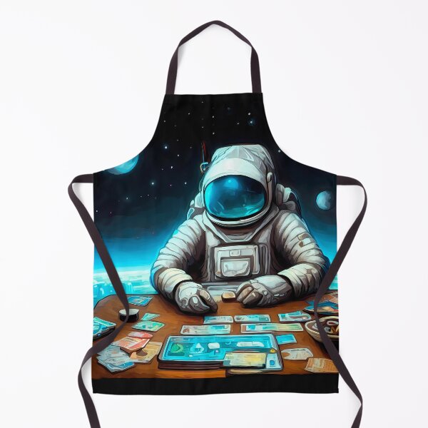 Item preview, Astronaut Playing Board Games designed and sold by csalvati77.