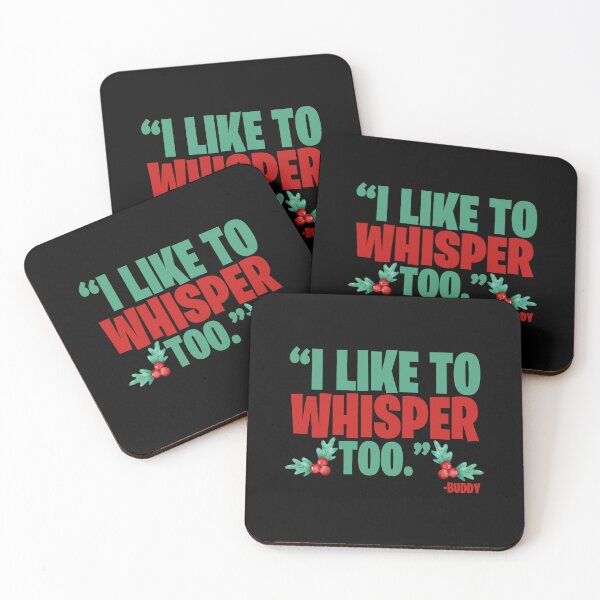 Item preview, I like to whisper, too -Buddy the Elf, Elf  designed and sold by Sticker Up.