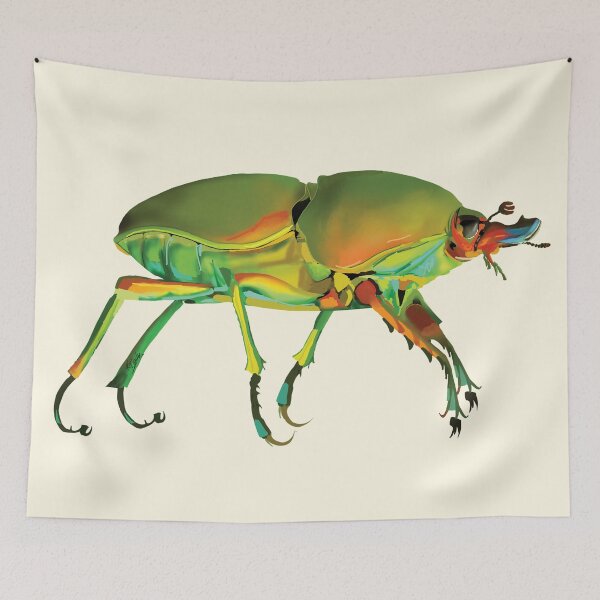 Item preview, Golden Stag Beetle designed and sold by Karin Taylor.