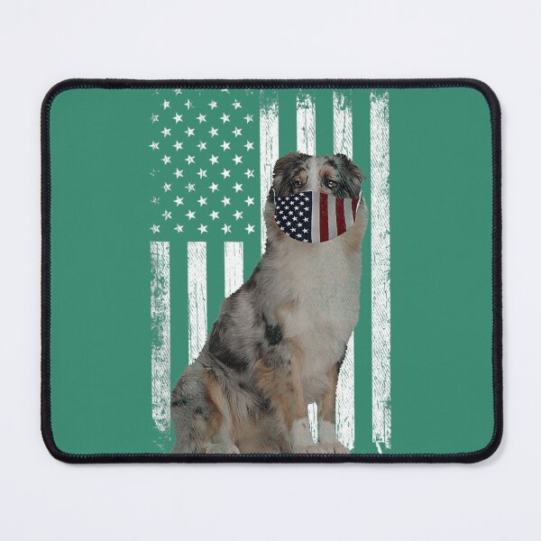 Item preview, Aussie American Flag Patriotic Aussie Dog 4th Of July 		 designed and sold by lkguosfn12.
