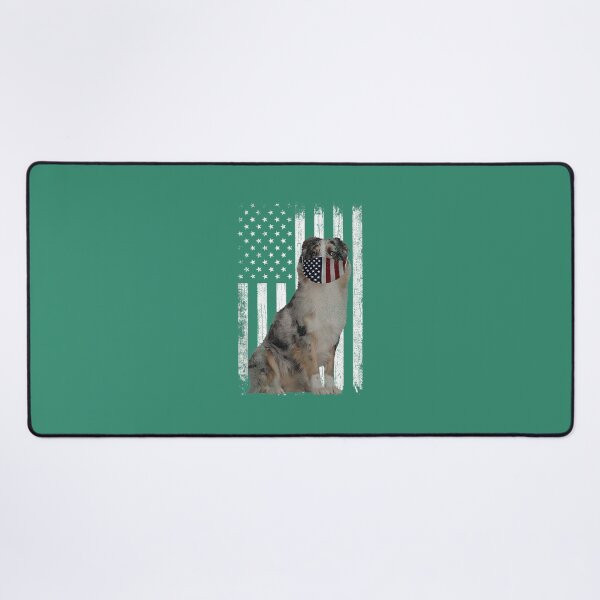 Item preview, Aussie American Flag Patriotic Aussie Dog 4th Of July designed and sold by lkguosfn12.