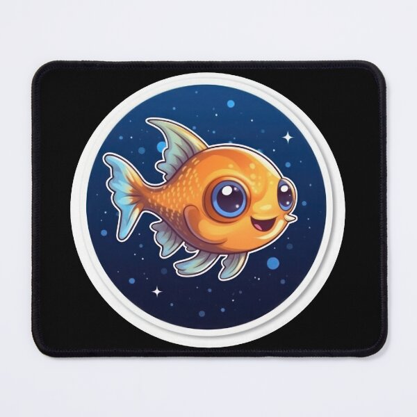 Item preview, Kawaii Cute Fish Good Night designed and sold by duke818.