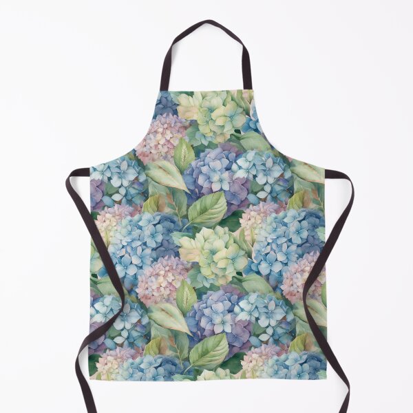 Item preview, Hydrangea (Hortensia) Floral Patterns 08 designed and sold by PixelPastry.