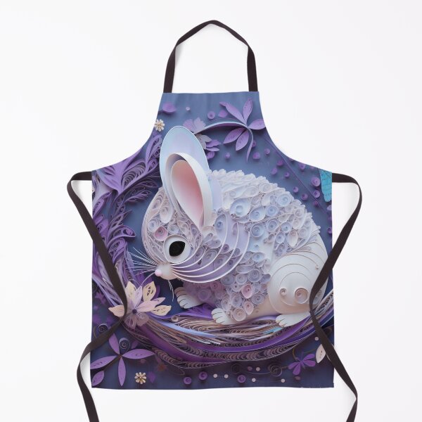 Item preview, Hare in the nest made of flowers and butterflies, 3d illustration designed and sold by aiphotosart.